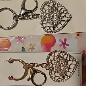 Heart/Lip Bag Charm Or Keychain